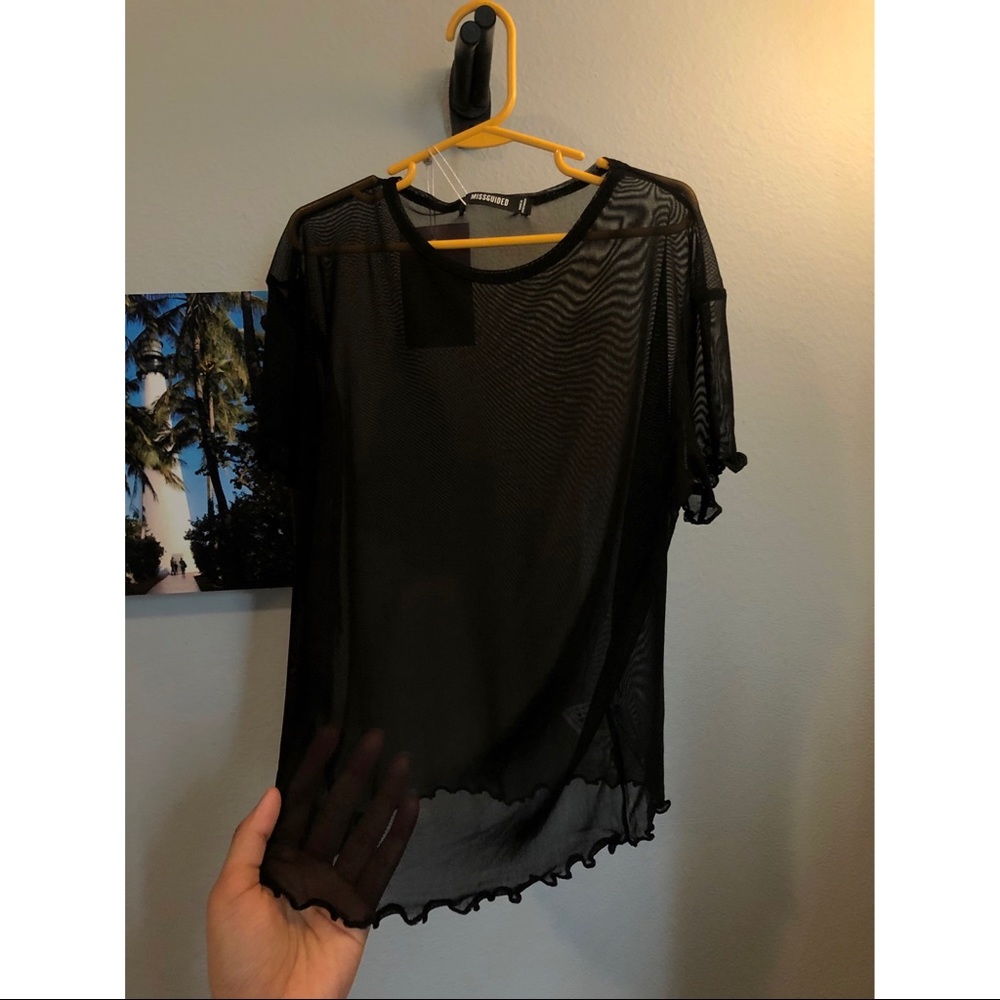 Missguided Sheer Top